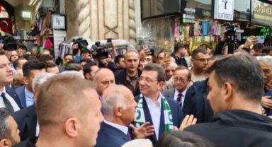 Ekrem İmamoğlu, Bursa esnafıyla buluştu